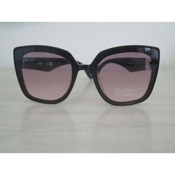 Jessica Simpson J6129 OXRS Women's Oversized Black/Pink Sunglasses - Picture 2 of 12